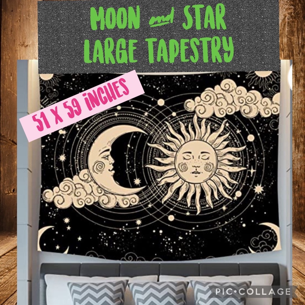 🌞Sun and Moon Wall Tapestry 🌙
